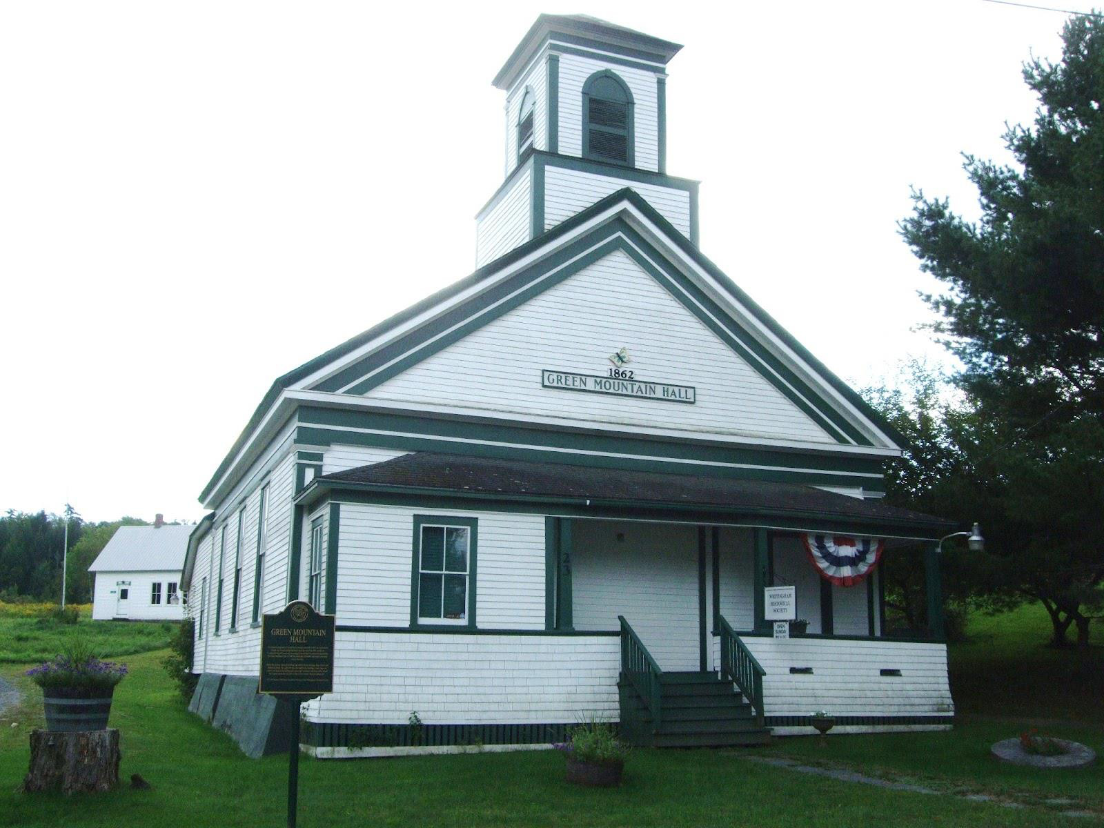 Green Mountain Hall Town of Whitingham, Village of Jacksonville Vermont